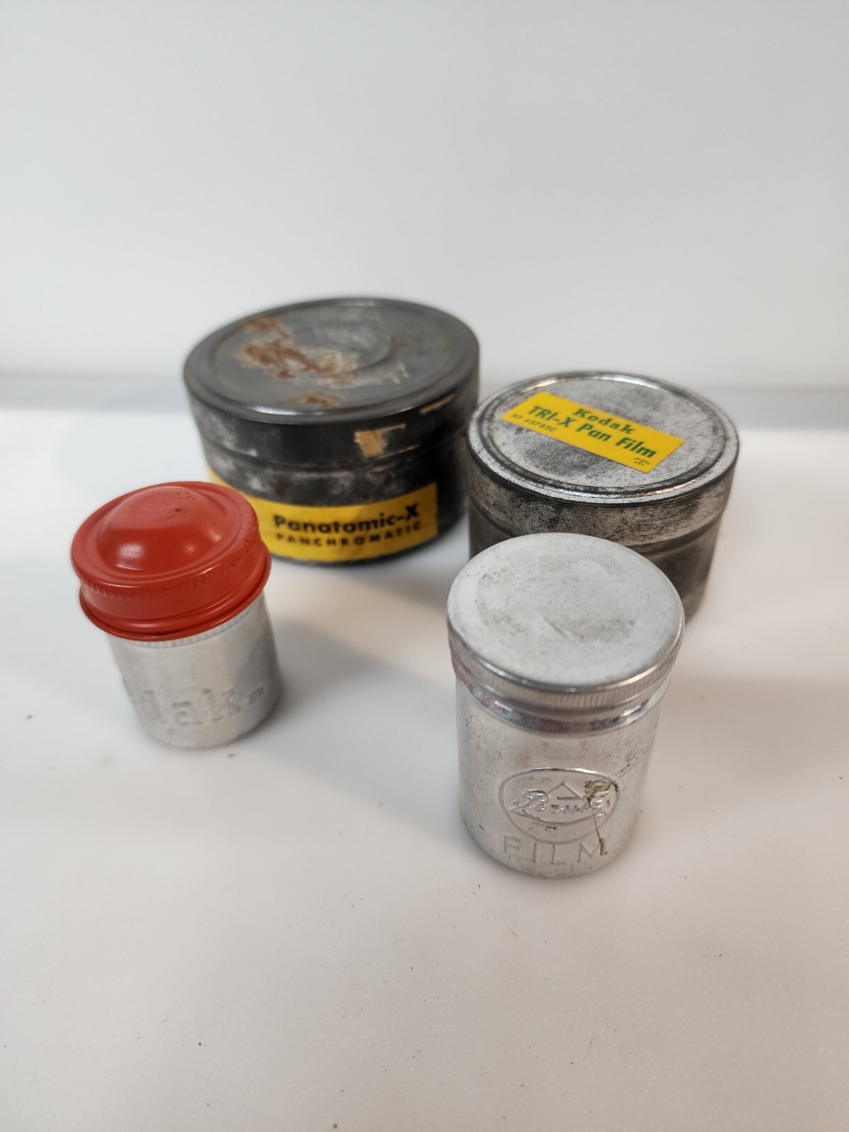 KODAK Petrutz Film Can Holders Metal Set of 4