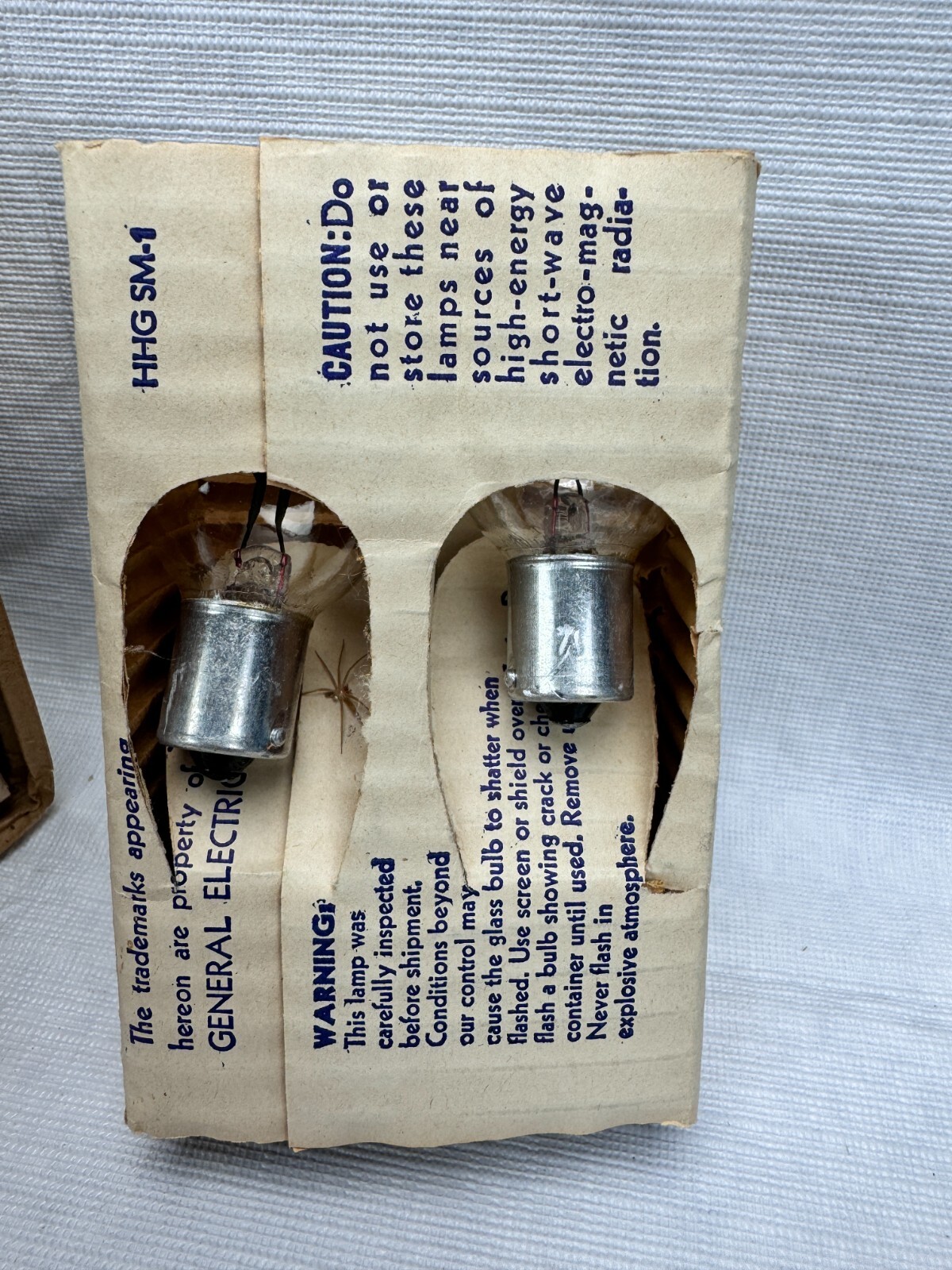 Vintage GE Photoflash Lamps PH SM Class F Bulbs Made in U.S.A. Pack of 12