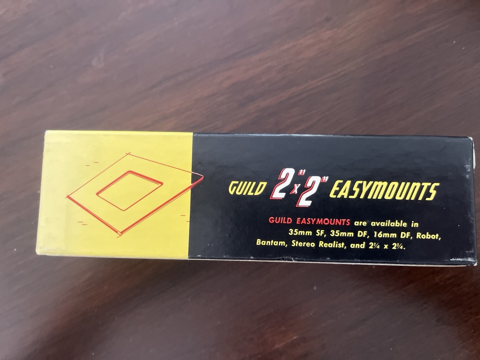 Guild 2×2 Easymounts 35mm Film inserts BOX ONLY – Vintage