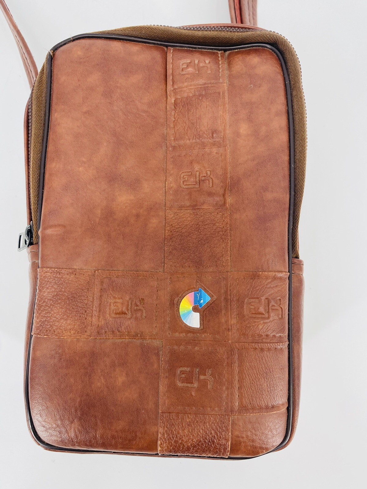 Vintage Kodak Pleather Faux Leather Camera Case Purse Cross Body Shoulder Bag