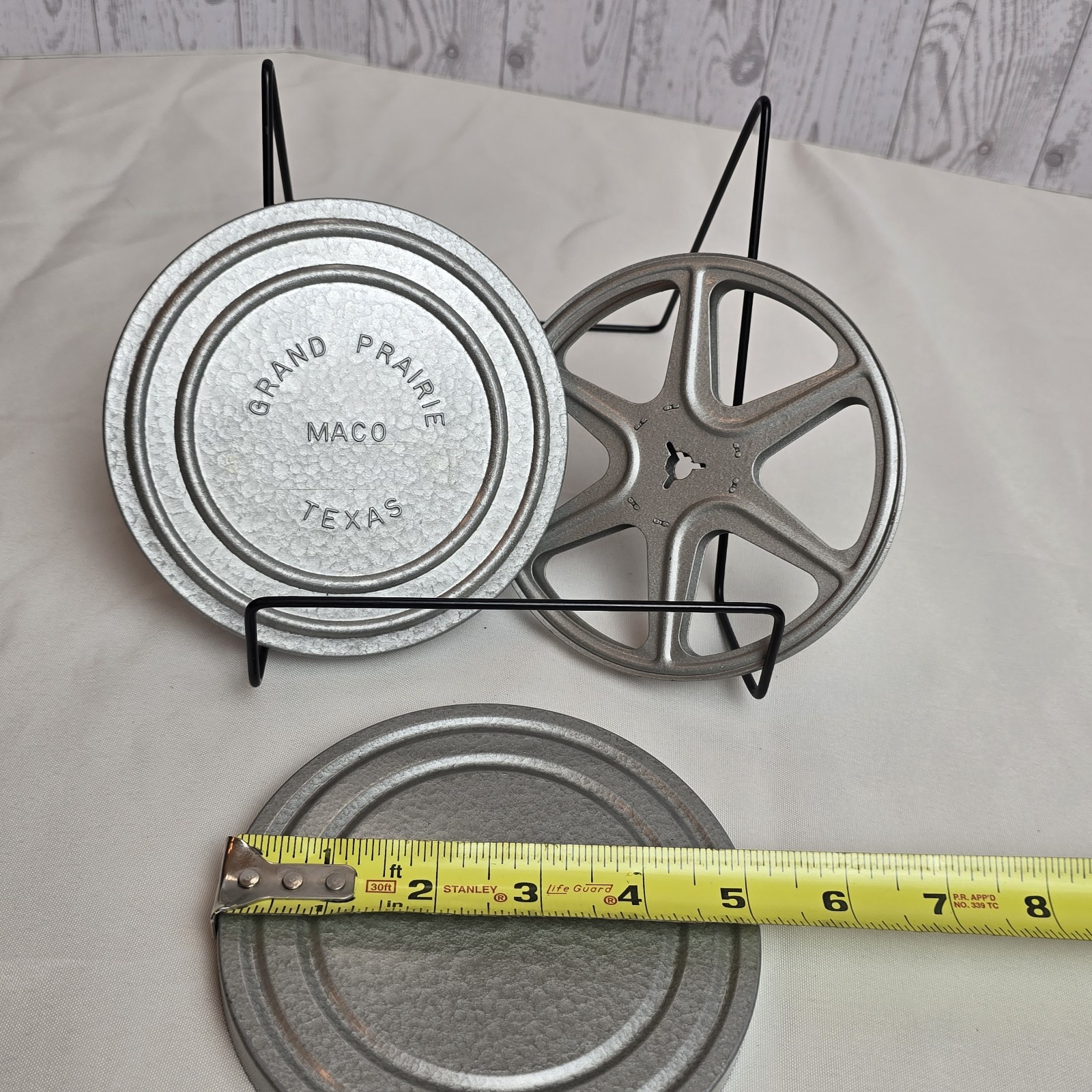 Vtg Metal 8 Mm Film Reel And Can Maco, Grand Prairie TX