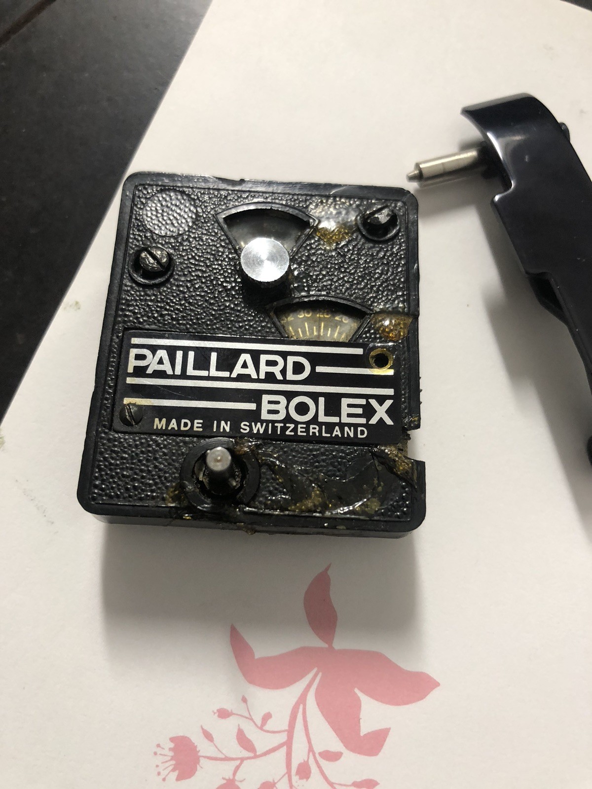Bolex Timer And Pressure Plate For Bolex H 16 Non Reflex Cameras Bolex