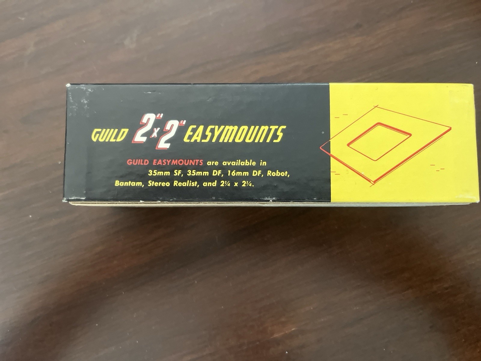 Guild 2×2 Easymounts 35mm Film inserts BOX ONLY – Vintage