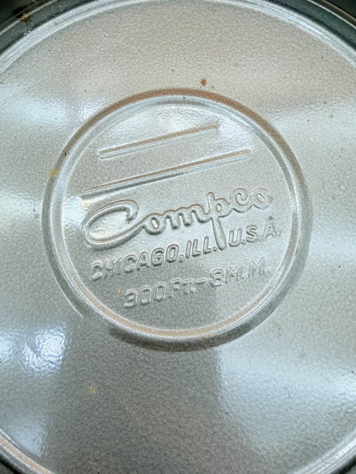 8mm Home Movie Film Reel Compco Metal 6 Inch 300ft Can Vintage Movie Film