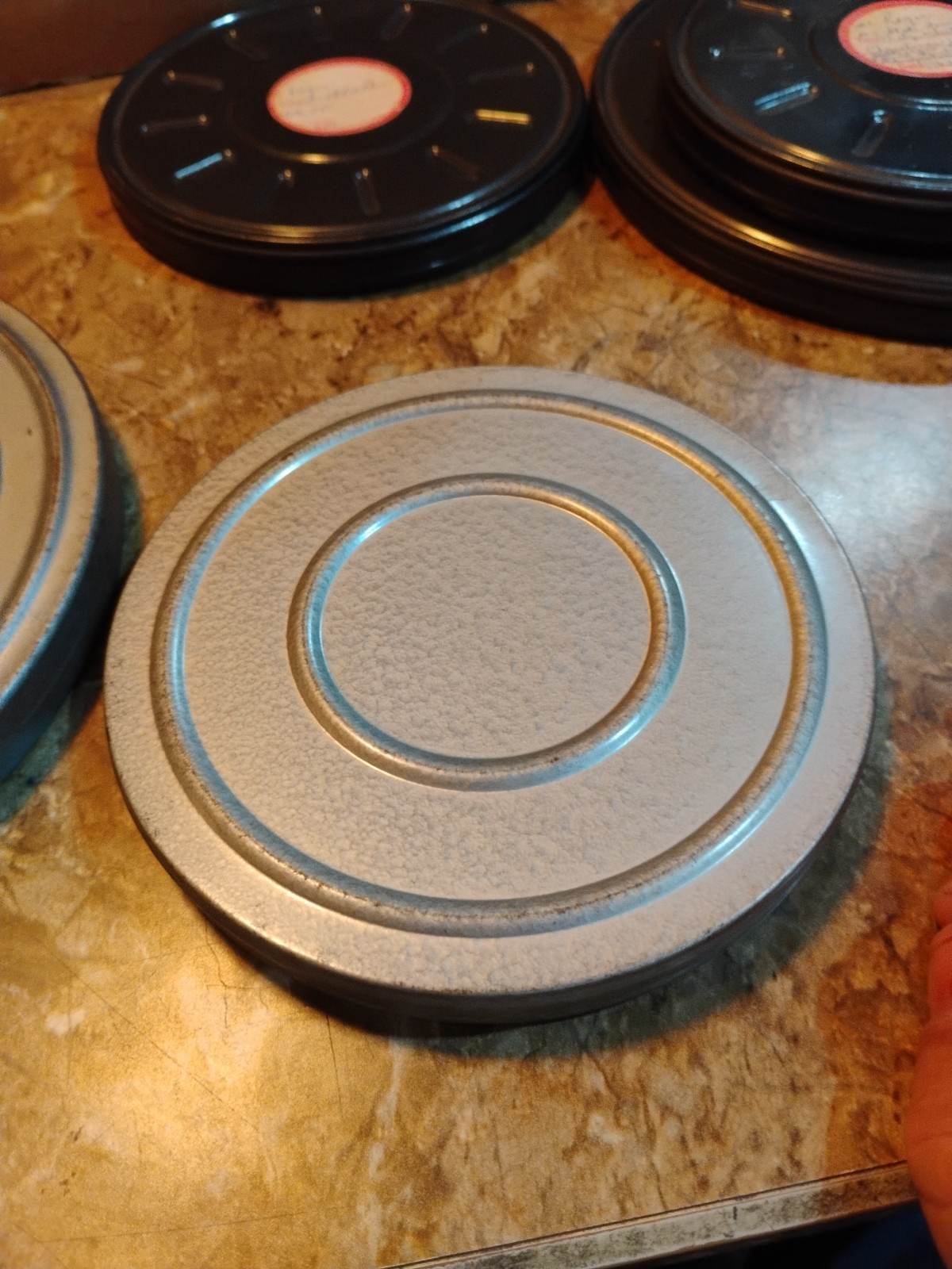 Lot Of 5 Vintage Reel film Canister and Film