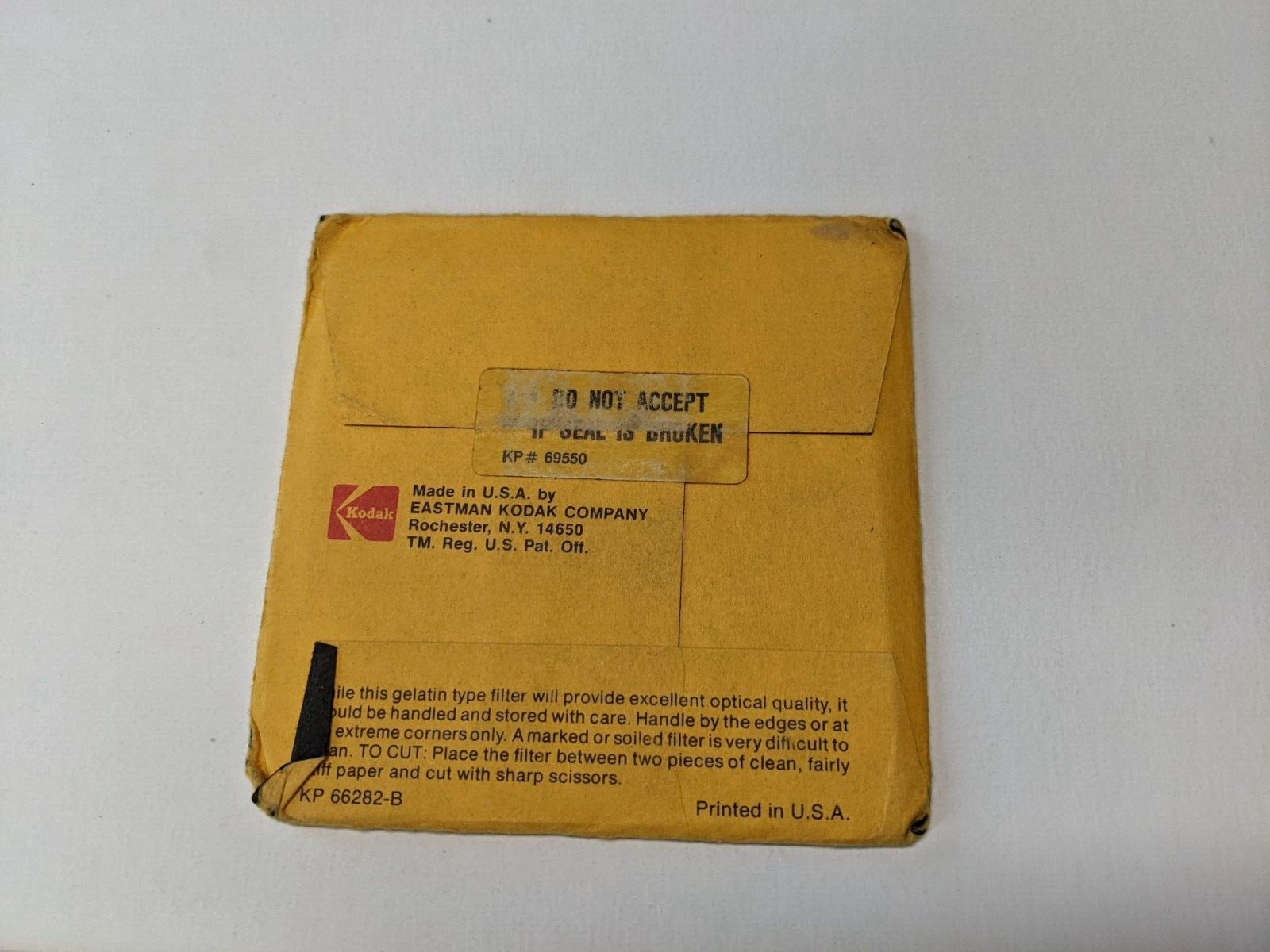 3 Pcs Vintage Kodak CC40M Color Compensating Filter 75mmx75mm 149 6686 Sealed