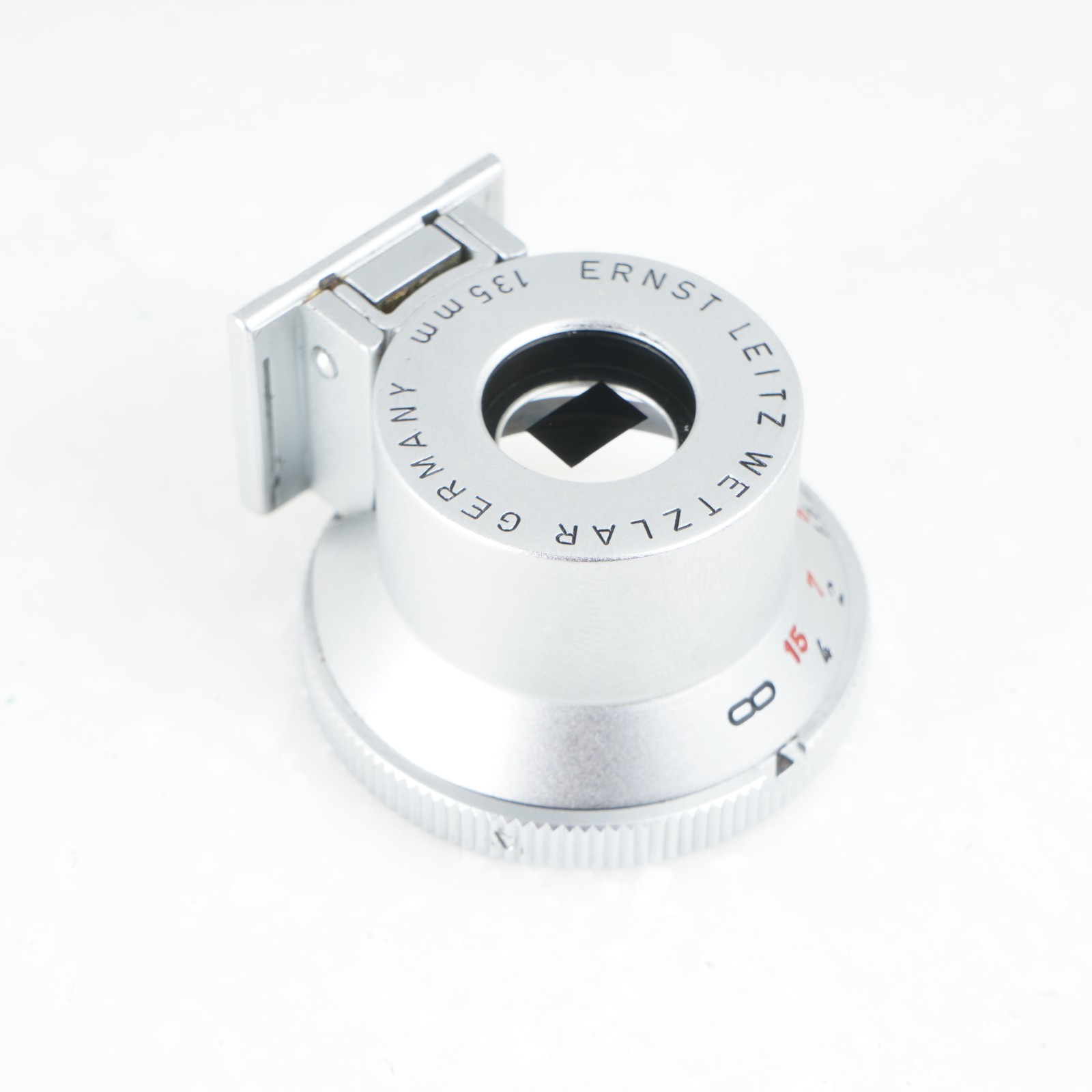 :[MINT-] Leica (SHOOC) 13.5cm (135mm) Bright Line External Viewfinder (Chrome)