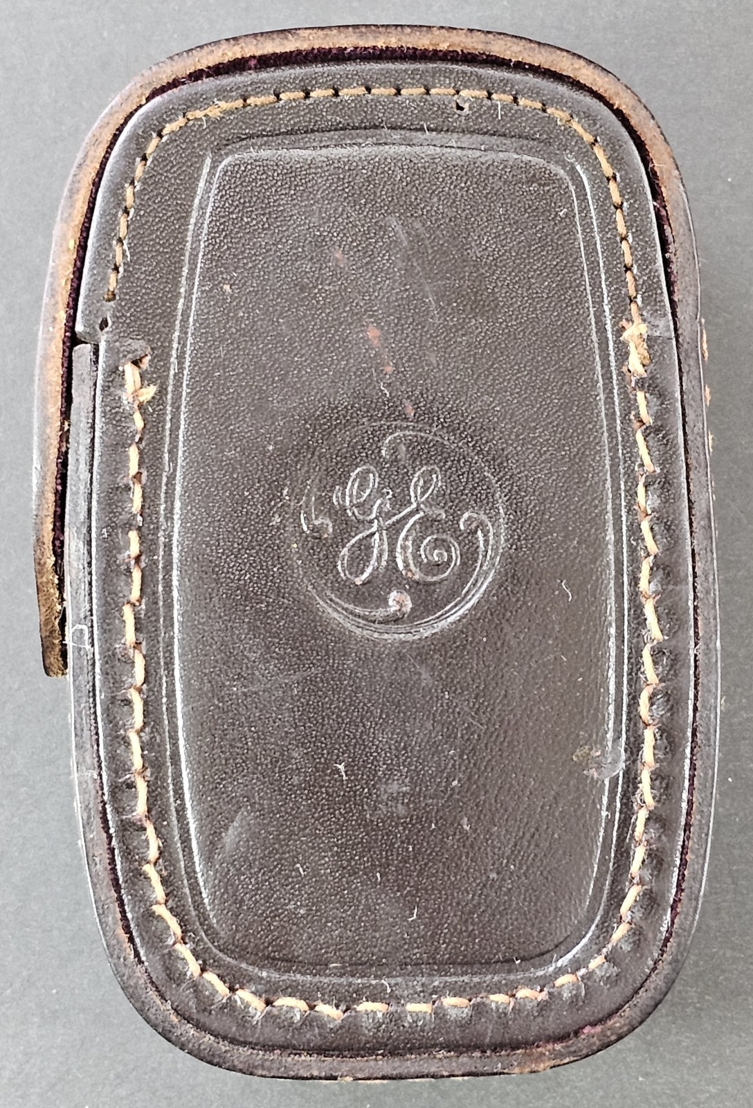 Vintage General Electric GE Light Values Exposure Meter with Leather Case