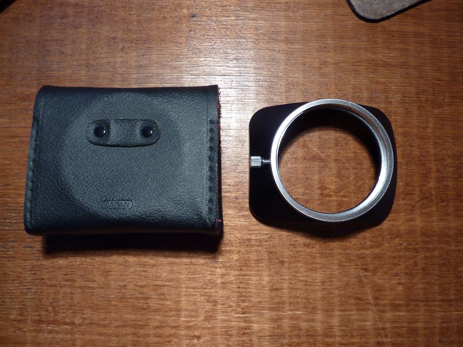 Konica Hexanon 24mm 28mm Metal Lens Hood Shade Plus Case