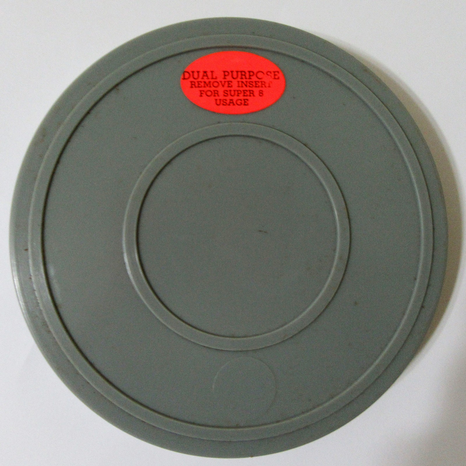 DUAL Purpose 8mm + SUPER 8 MOVIE FILM CANISTER 200 Feet With Handi Splice