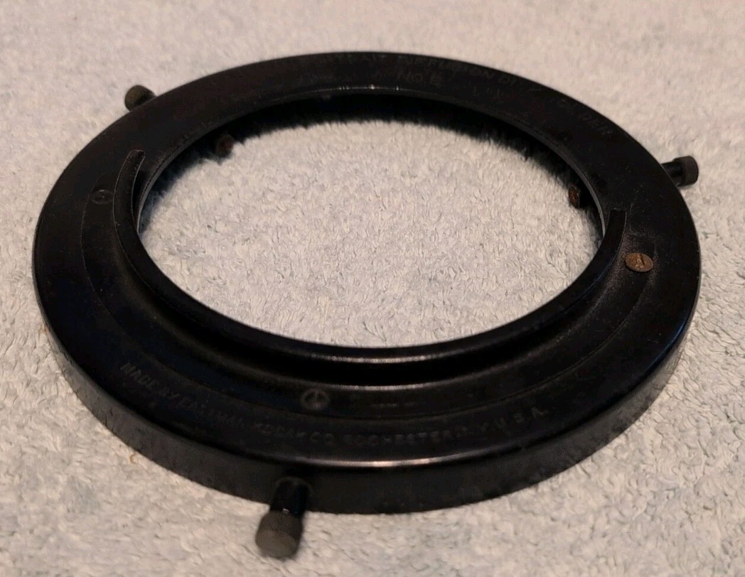 Kodak Eastman Portrait Diffusion Disk Holder No 8 Camera Lens Attachment