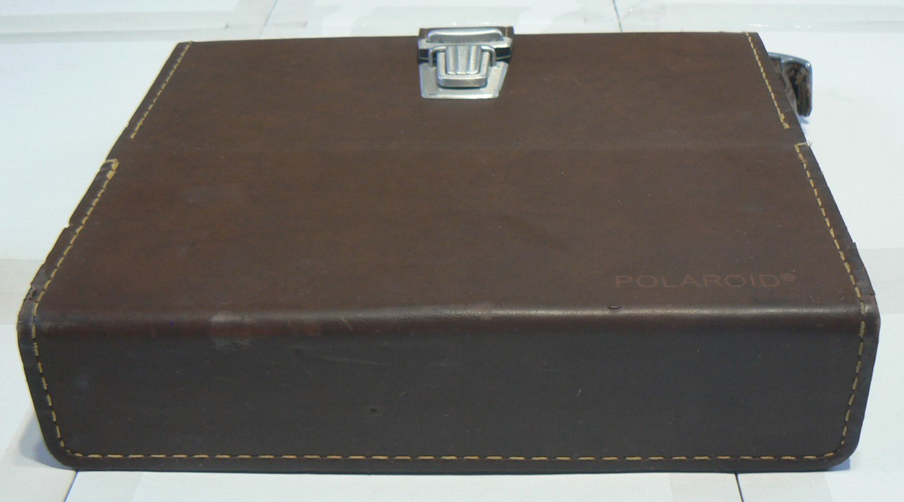 Polaroid Leather Compartment Case for Folding SX-70 Tan Camera & Accessories Z