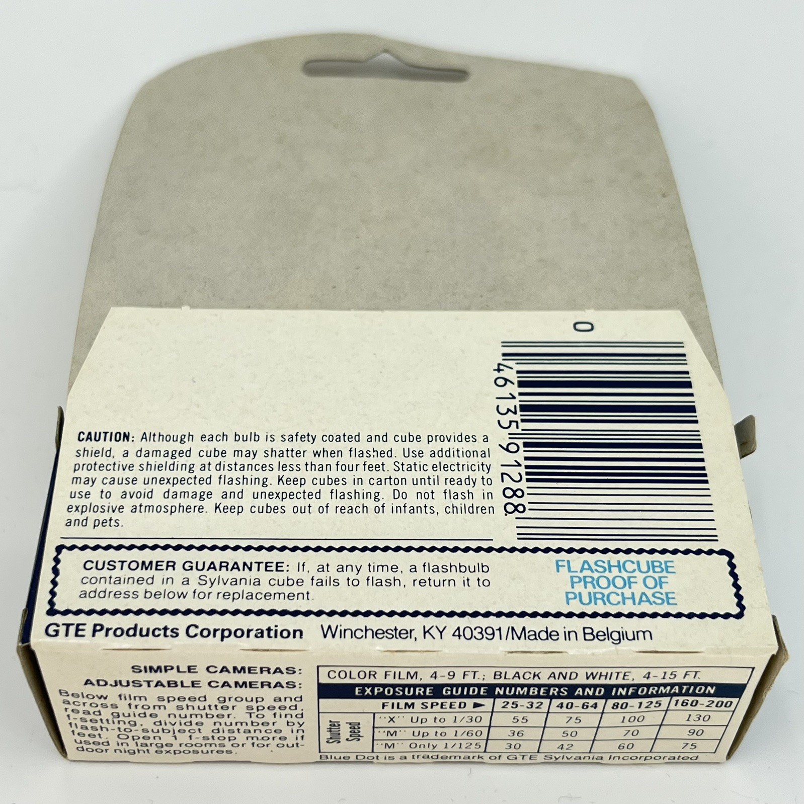 Sylvania Blue Dot Flashcubes Camera Flash Cubes 3 Pack 12 Flashes NEW OLD STOCK