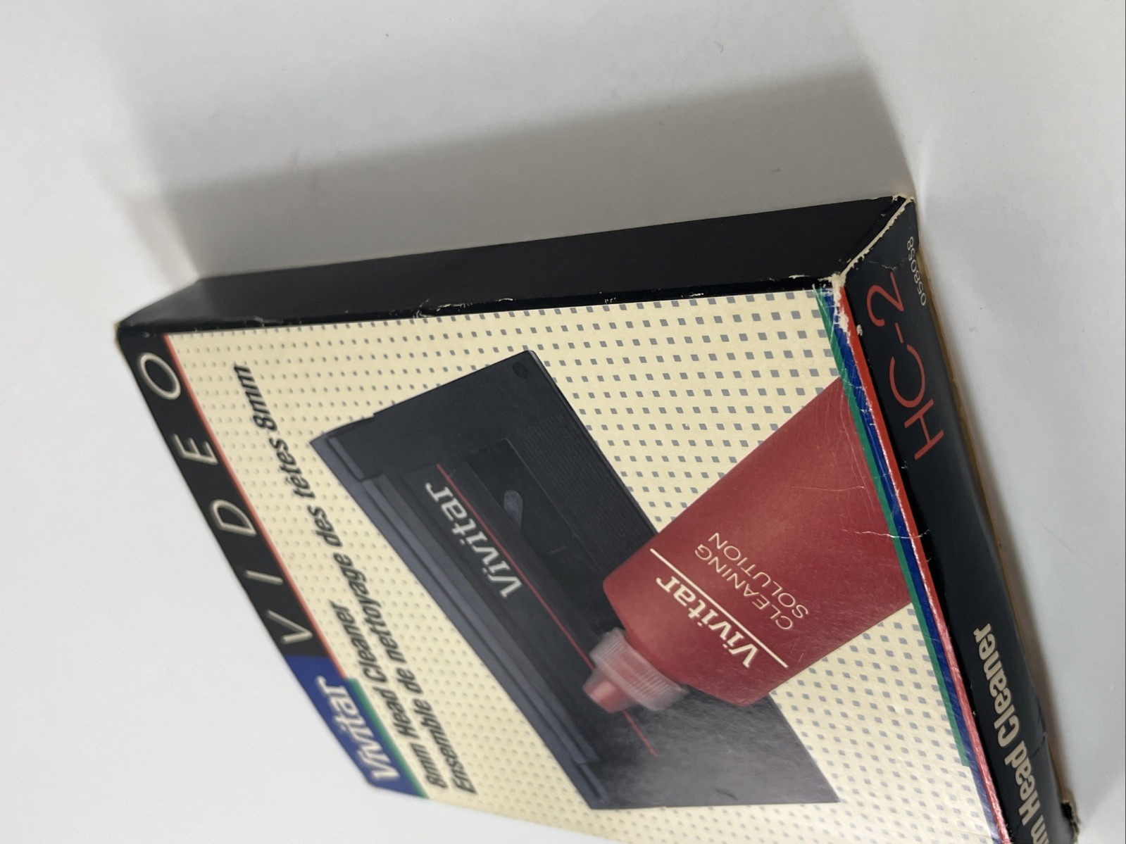 Vivitar 8mm Head Cleaner Cleaning tape in box liquid instruction made in USA set