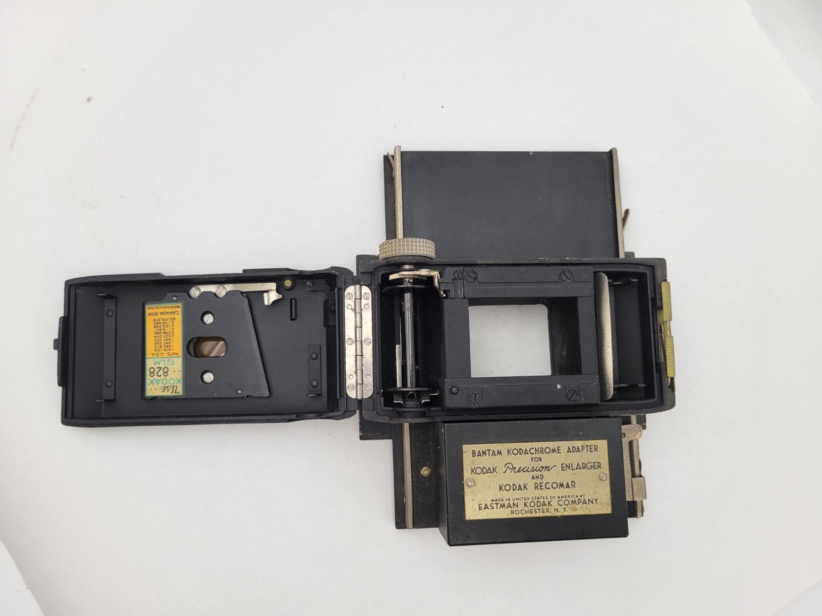 Vintage Bantam Kodachrome Adapter Kodak Enlarger Recomar Film Photgraphy