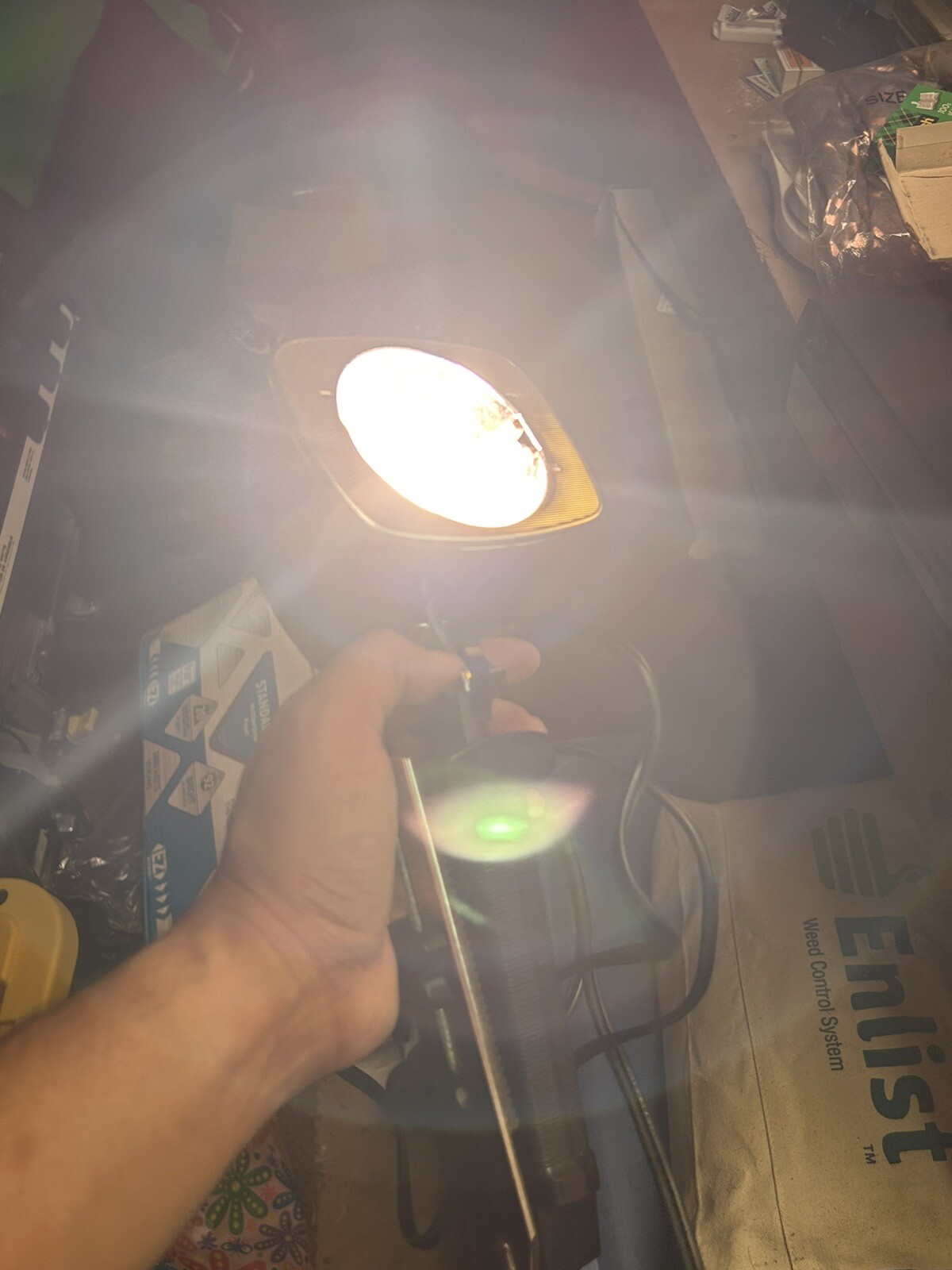 Sun Gun II 2 Movie Light Sylvania SG-55 Vintage with Box (#00u)