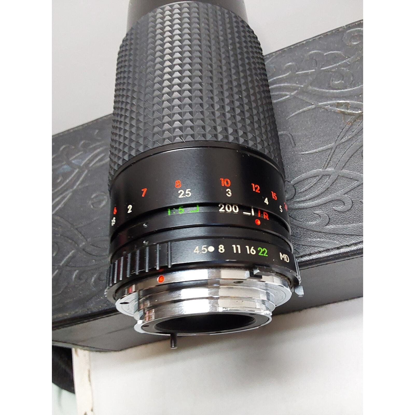 Polar MC Auto Zoom 1:4.5. F=80-200 mm Camera Lens No. 903897 with Caps & Bag