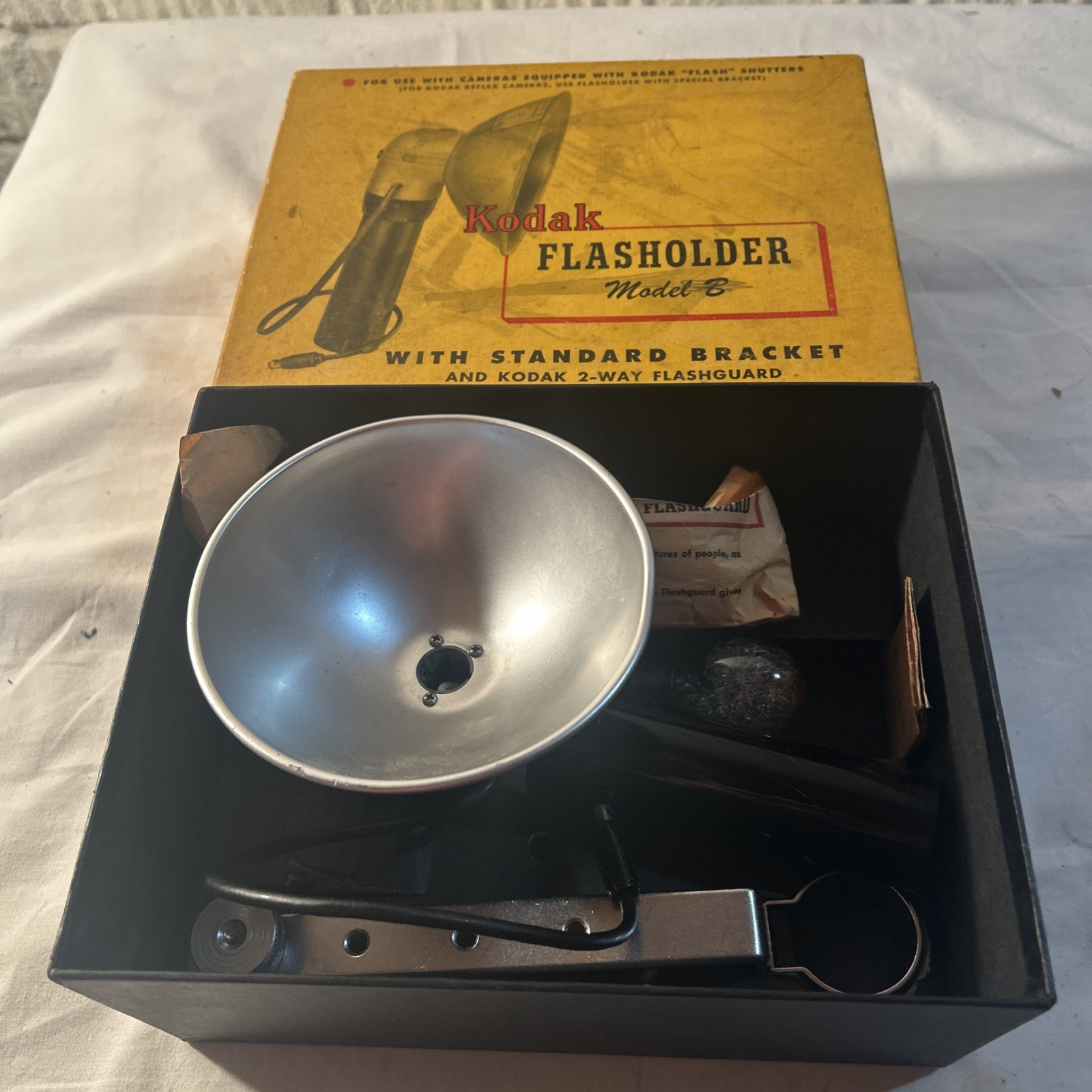 Vintage Kodak Flasholder Model B With Box