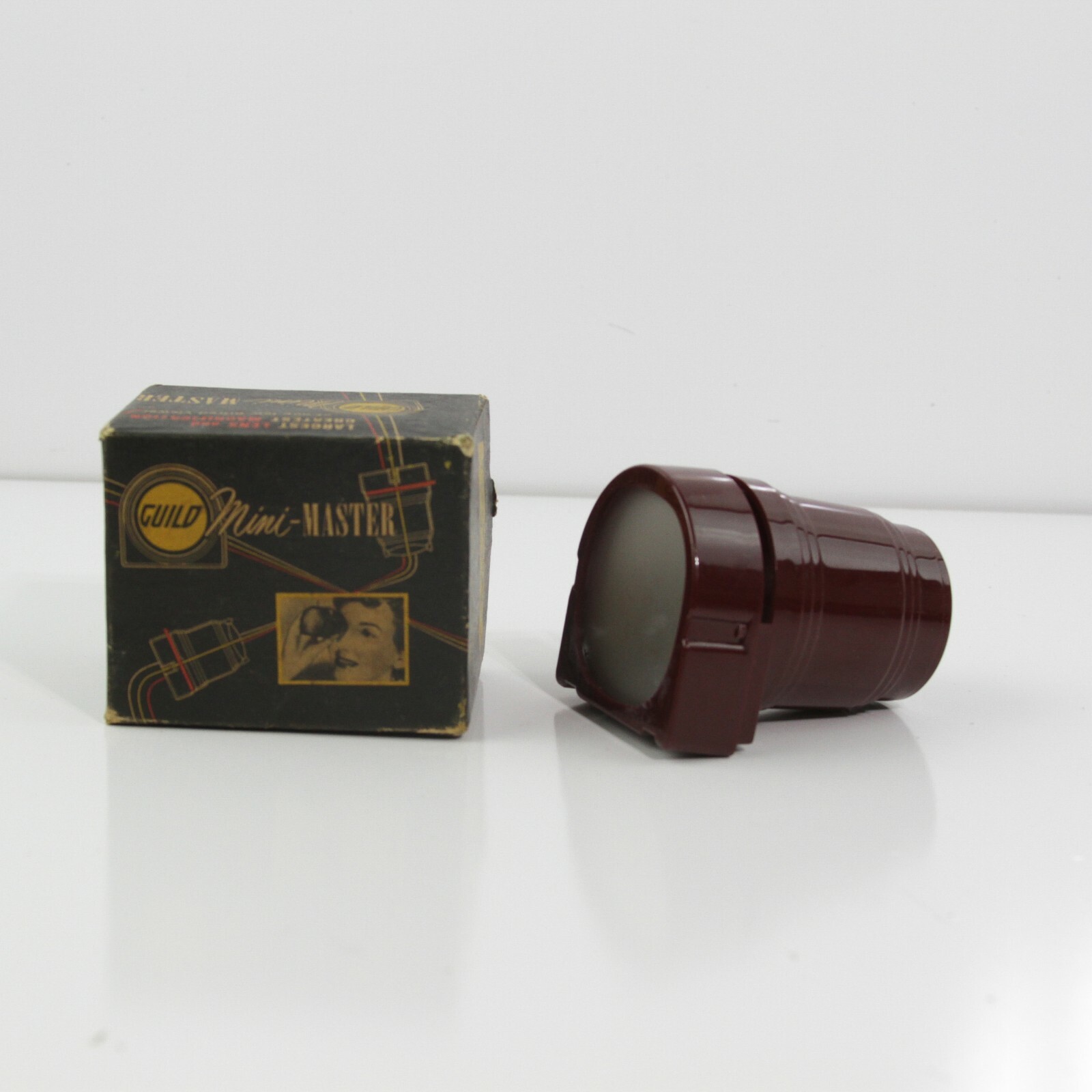 VINTAGE 1950s CRAFTMAN’S GUILD MINI-MASTER SLIDE VIEWER WITH ORIGINAL BOX