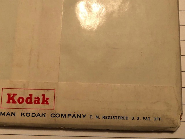 VINTAGE KODAK GREETING MASK (CHRISTMAS CARD) PEACE ON EARTH