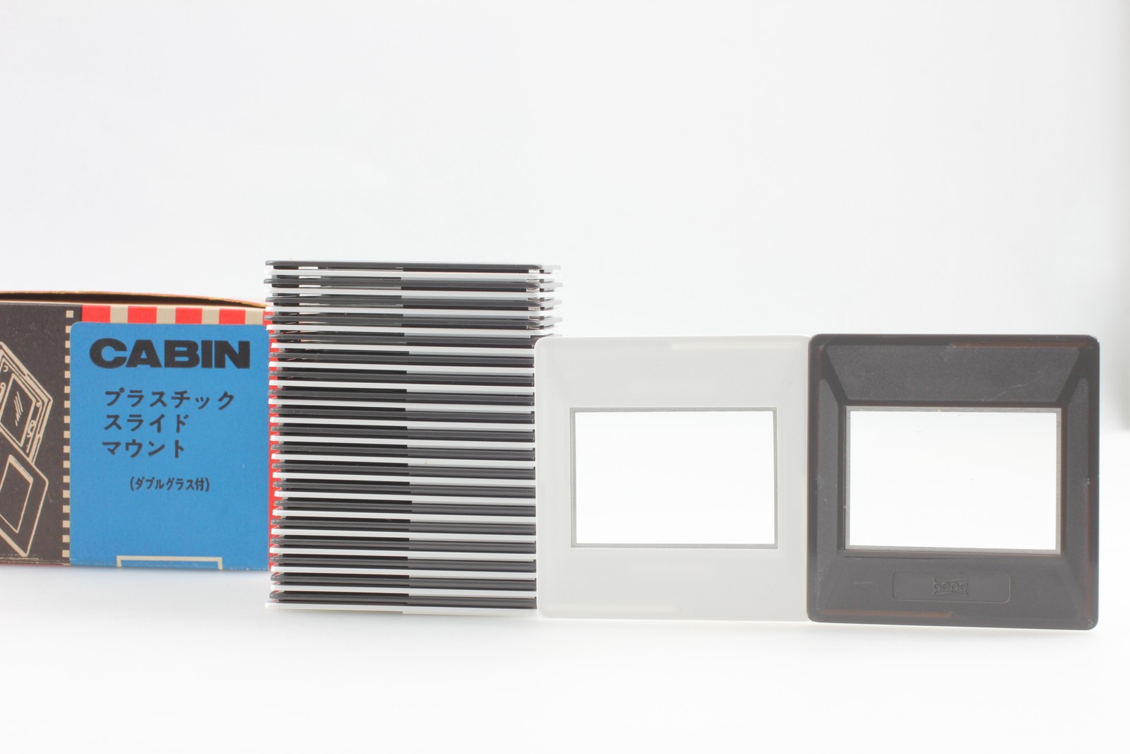 [MINT] Gepe Box of 20 Super Thin 24×36 Double Glass Slide-Binders From JAPAN