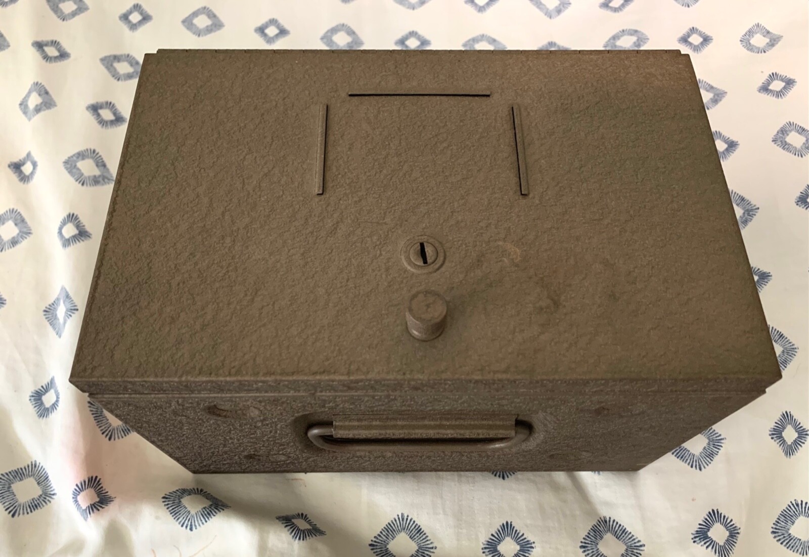 Vintage Fodeco Ejector 8mm Film Reel Library Metal Storage Box Holds 12