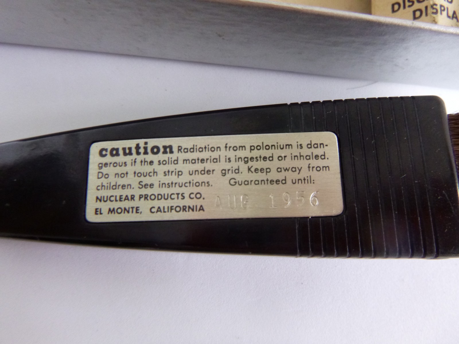 StaticMaster Brush Stereo Equipment Vintage Static Master w/Box Brush 1956