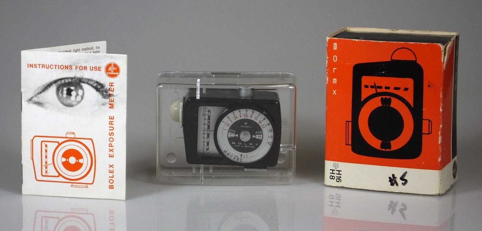 Gossen Bolex Paillard Exposure Light Meter for H8 H16 Reflex Cameras – Excellent