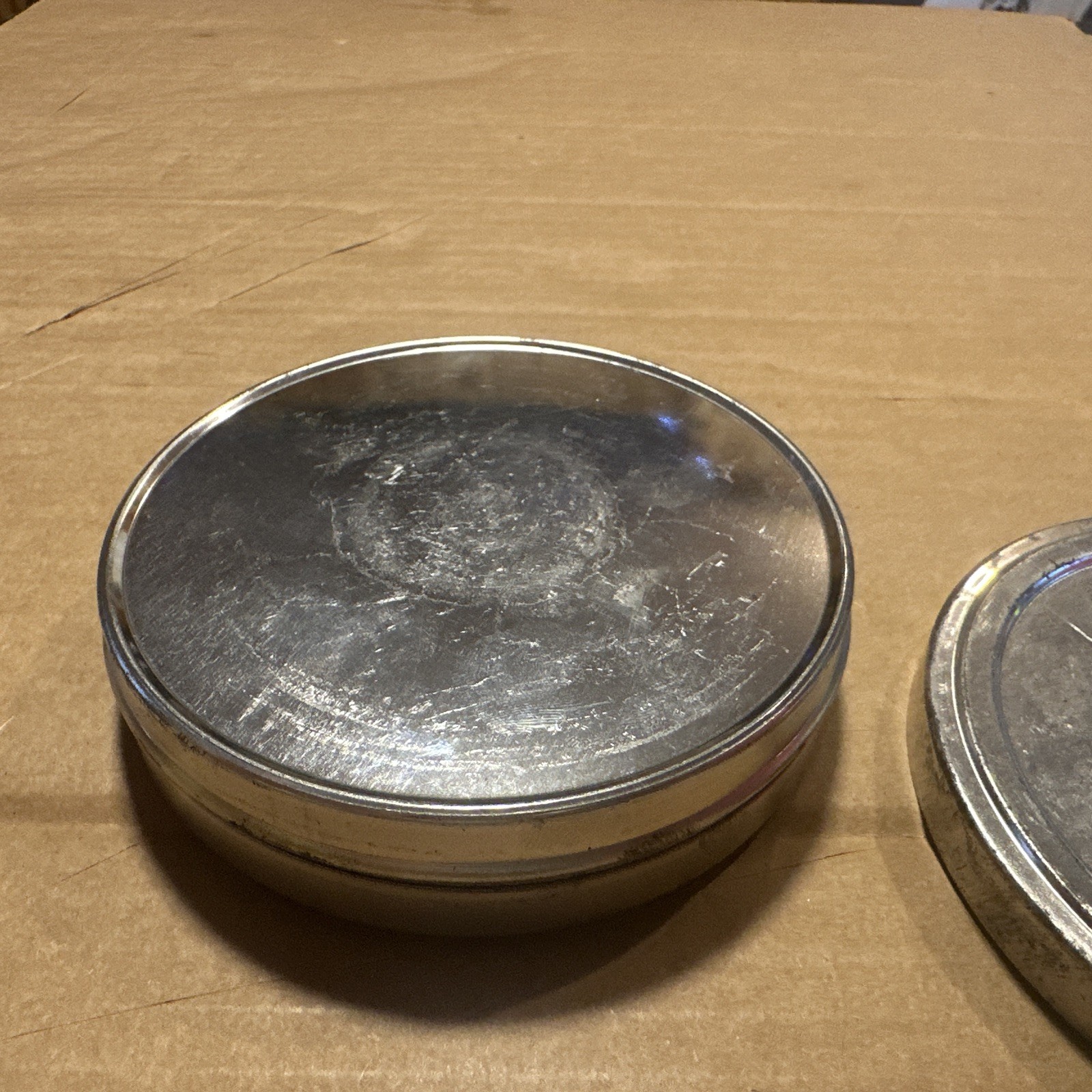 2 Vintage Eastman Kodak Company EKC Film Cans Canisters Reel Tins 3.75” Empty