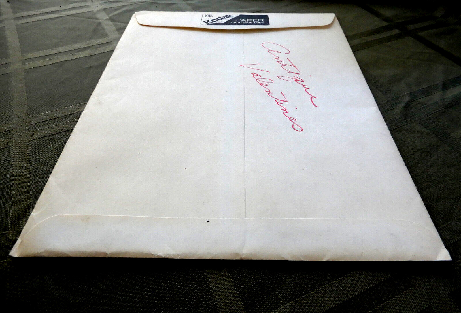 Vintage KODAK FILM ENVELOPE Customer Pictures DEVELOPING PRINTS AND NEGATIVES