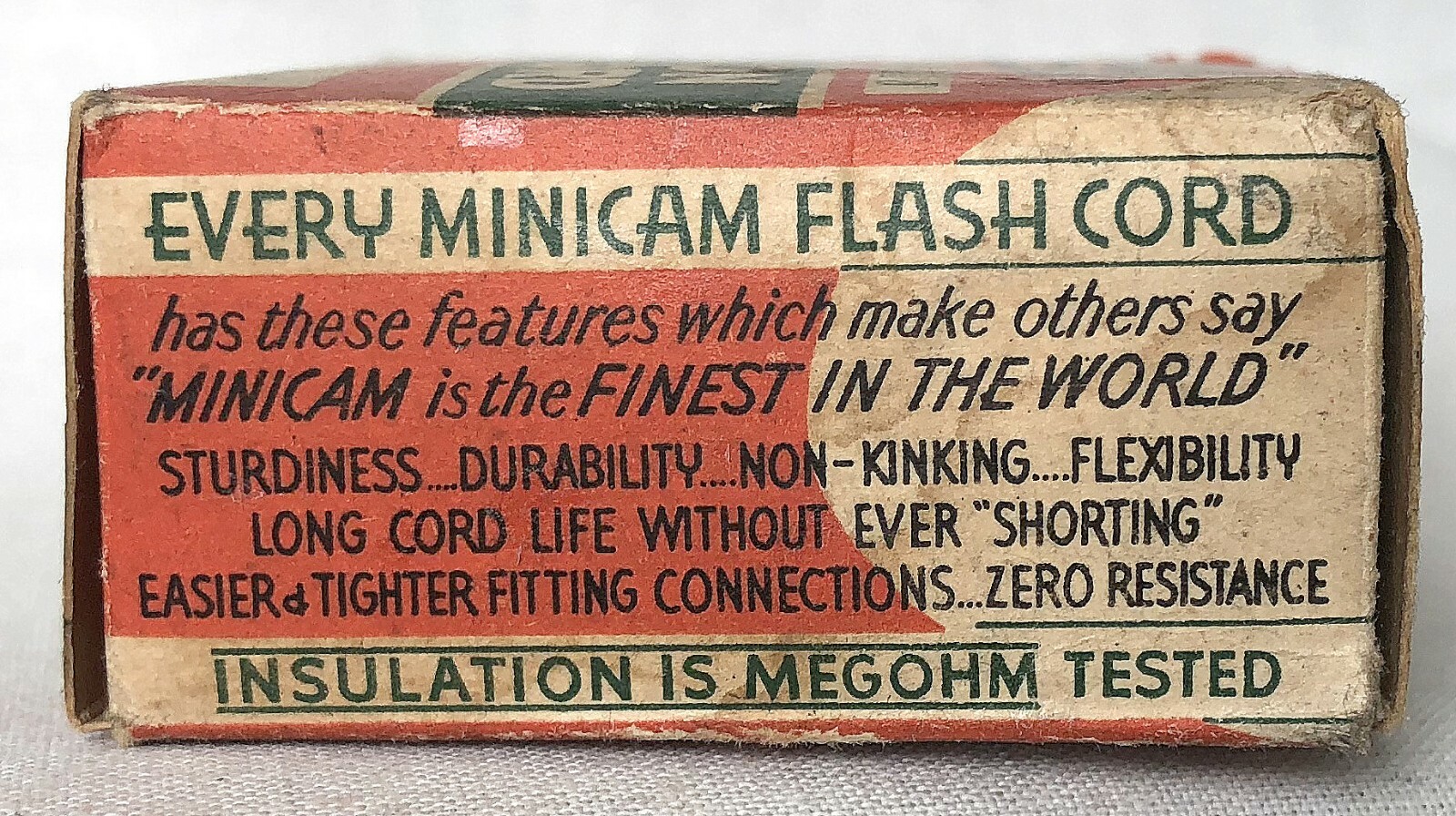 VINTAGE MINICAM SYNCHRON FLASH CORD No.311J made in Japan.