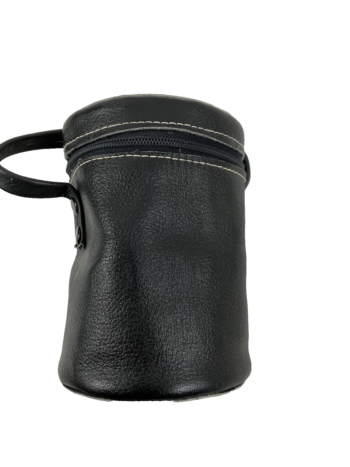 Vintage Lentar Lens Case Black Leatherette Strap Replacement Camera Lens Case