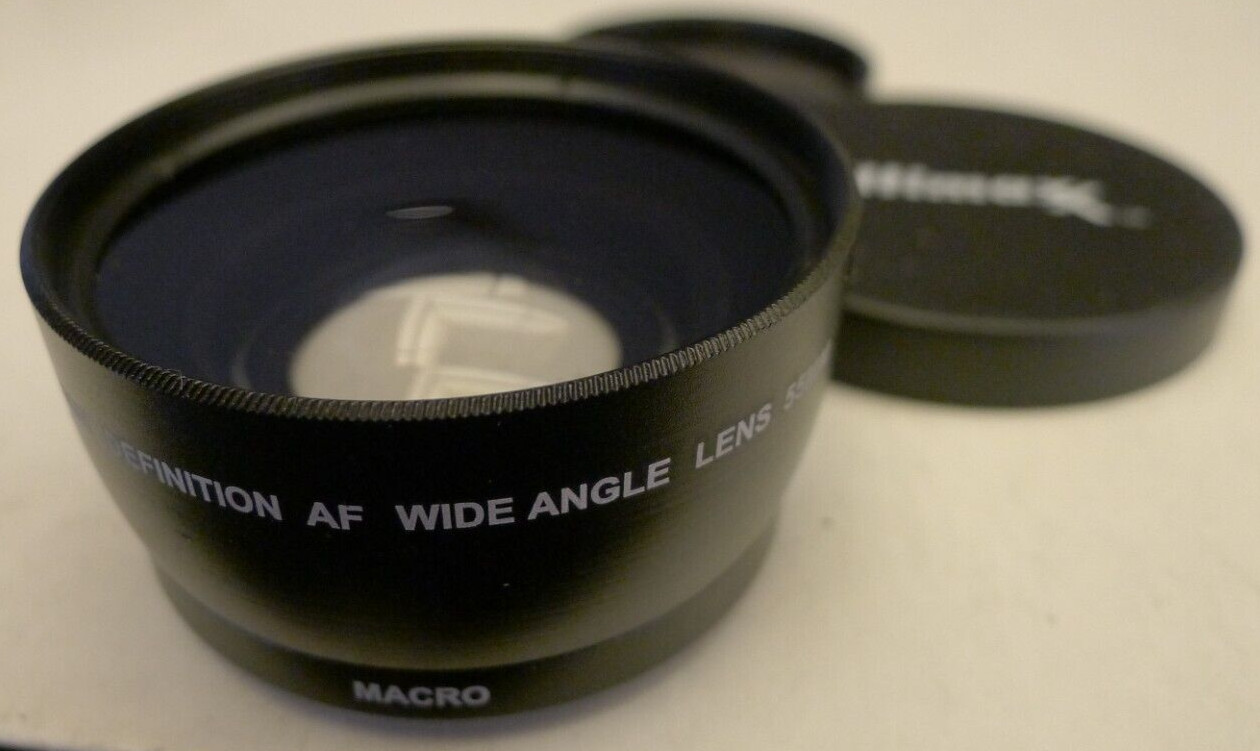 XIT 58mm Pro Series .43X HD AF Wide Angle Lens +Lens Caps