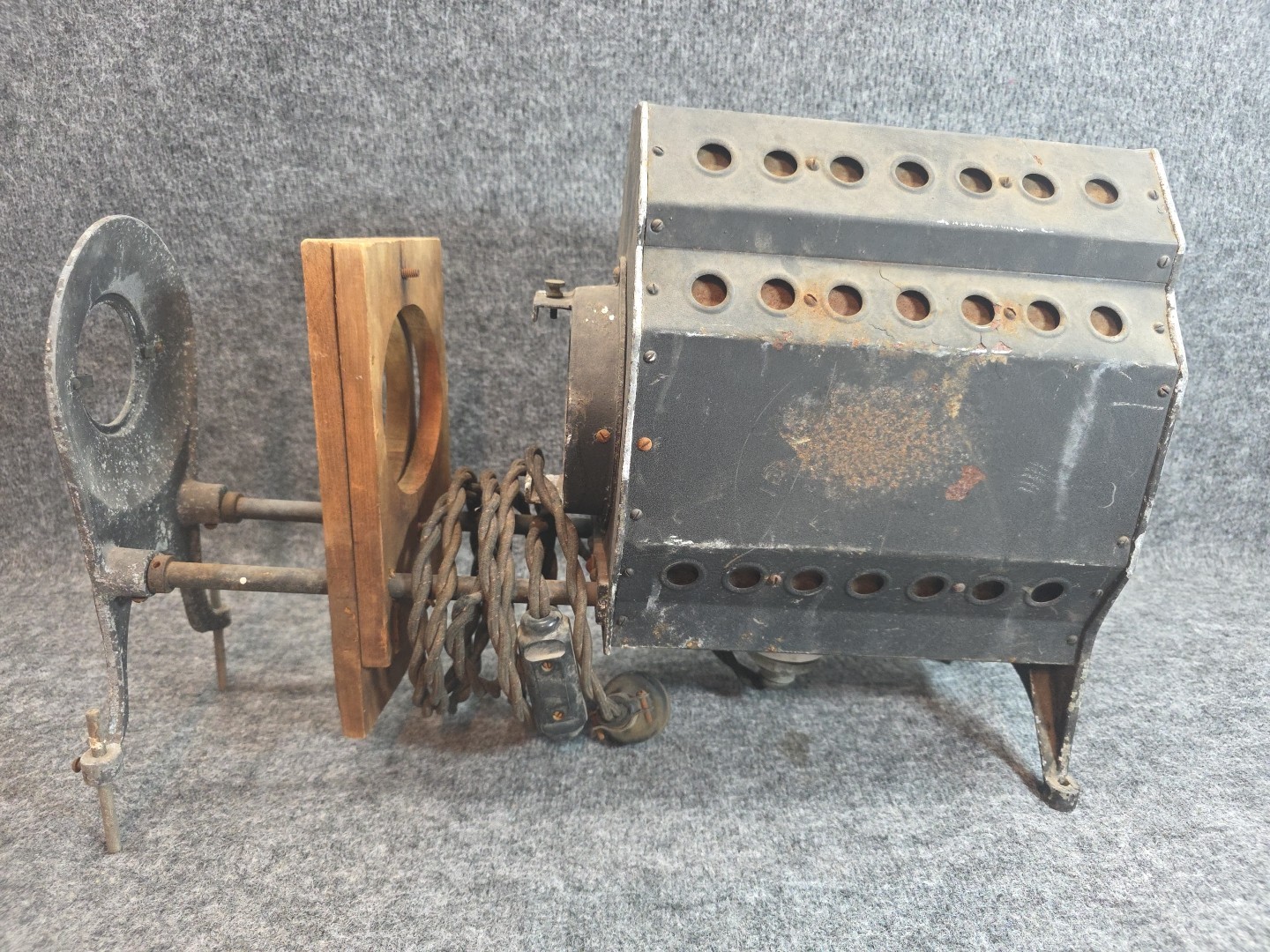 Antique 1000 Watt Stereopticon Projector Ohio Movie Theater Display early 1900s