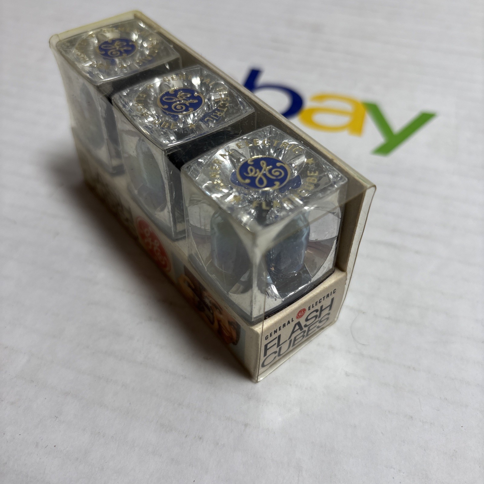 Vintage GE Flash Cubes – 3 Cubes/12 Flashes – Original Packaging