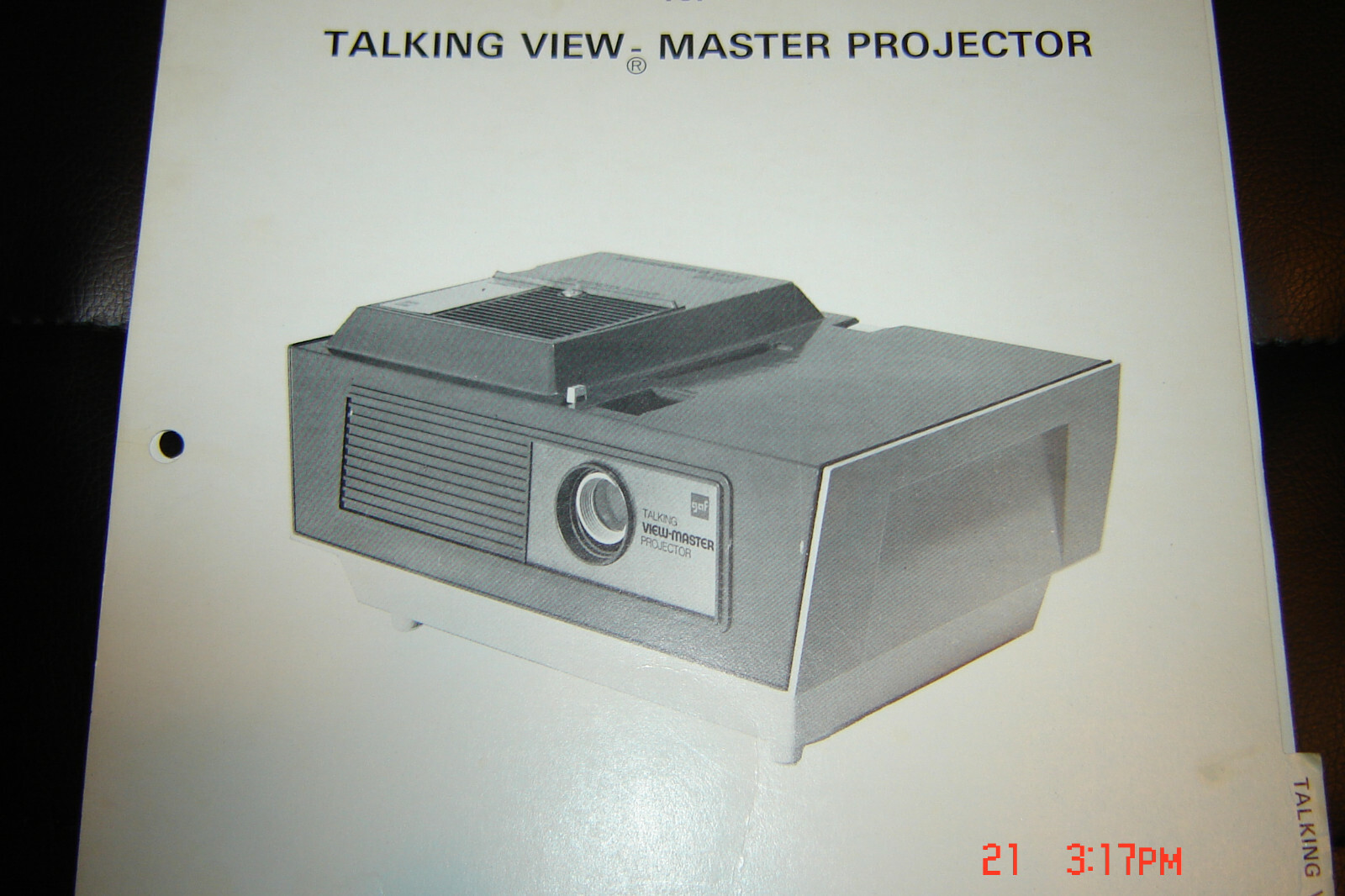 Vintage GAF Talking View Master Projector BELT, 1 NEW VIEW MASTER MOTOR BELT.