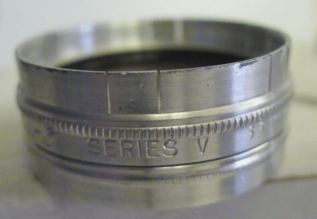 Mil-O Series V 33mm Drop in Filter Holder Ring Adapter + Hood & Tiffen Sky-1A F