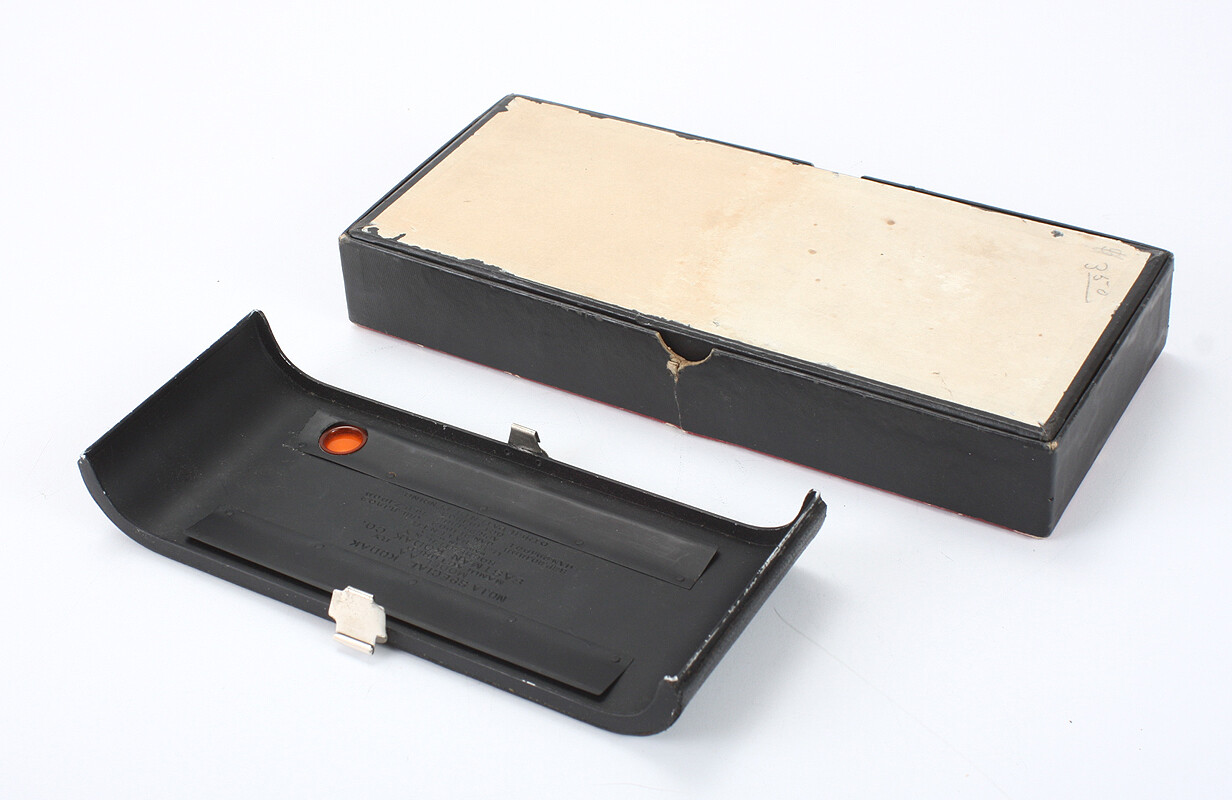 KODAK AUTOGRAPHIC BACK BOX FOR NO. 1A POCKET KODAK RR + NON-AUTO BACK/cks/196746