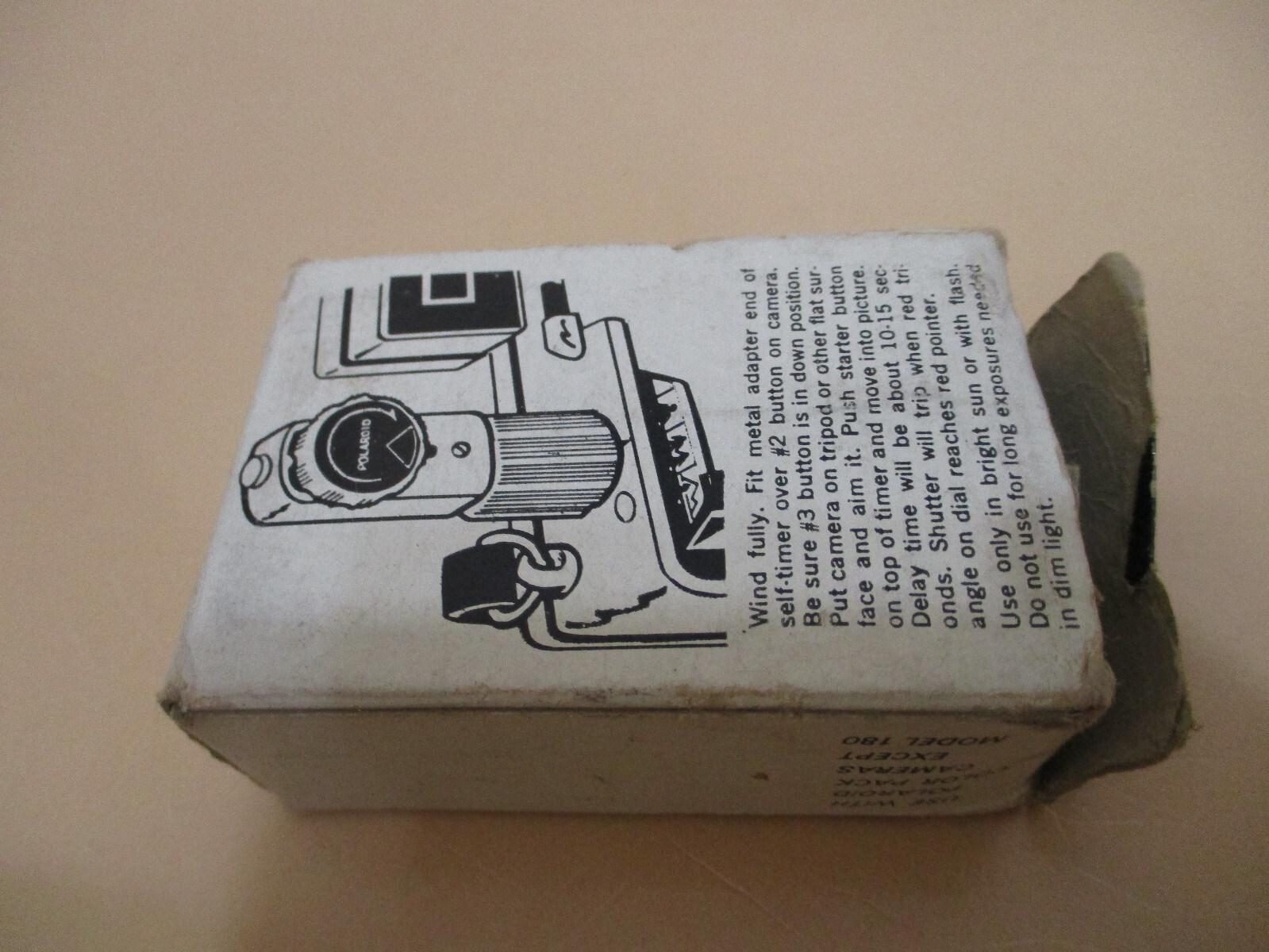 Vintage Polaroid Self-Timer #192 for Color Pack Instant Camera & Plastic Case