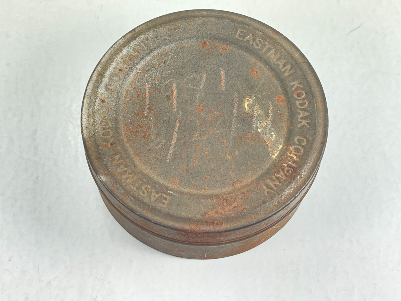 Vintage Eastman Kodak Company Thick 1.75″ T x 3-7/8″ Diam Film Can Canister L2