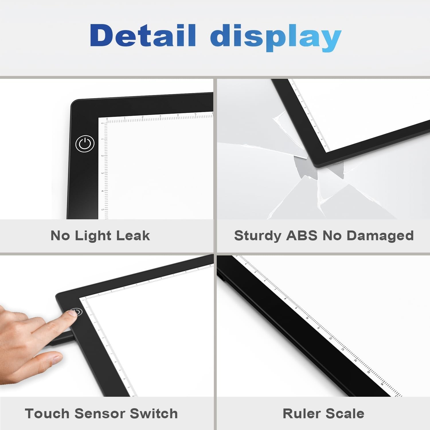 Slide Viewer Light Box, Ultra-Thin A4 USB Powered Light Scanner for Photo Slide