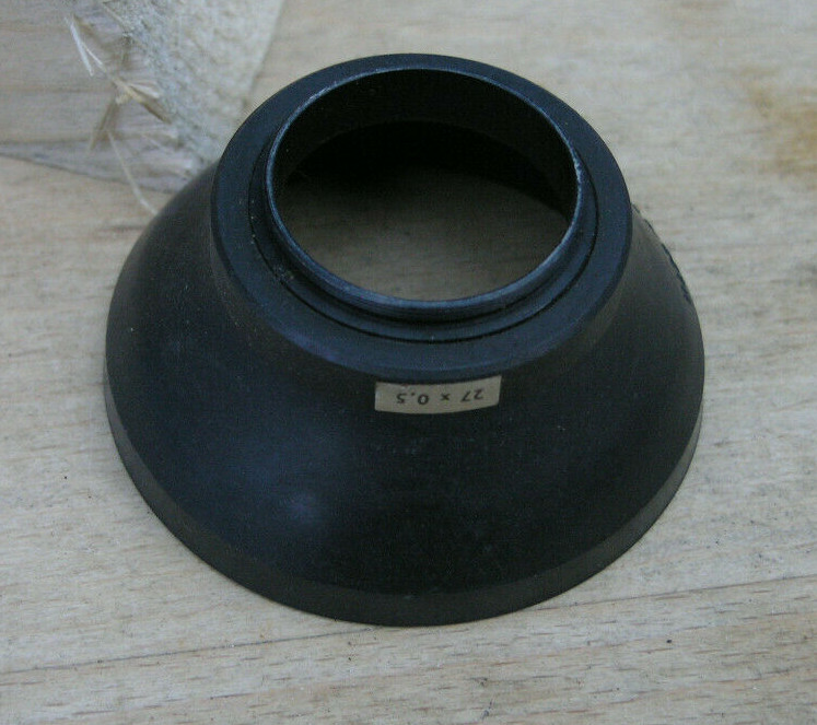 rubber E27 27mm screw in contaflex zeiss fit lens hood shade