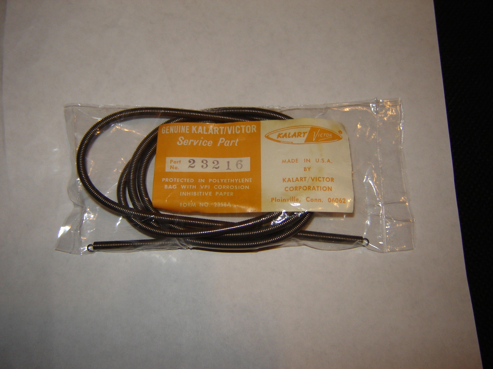 Kalart Victor 16mm Projector Wire Belt Part Number 23216, Wire Belt Part #23216