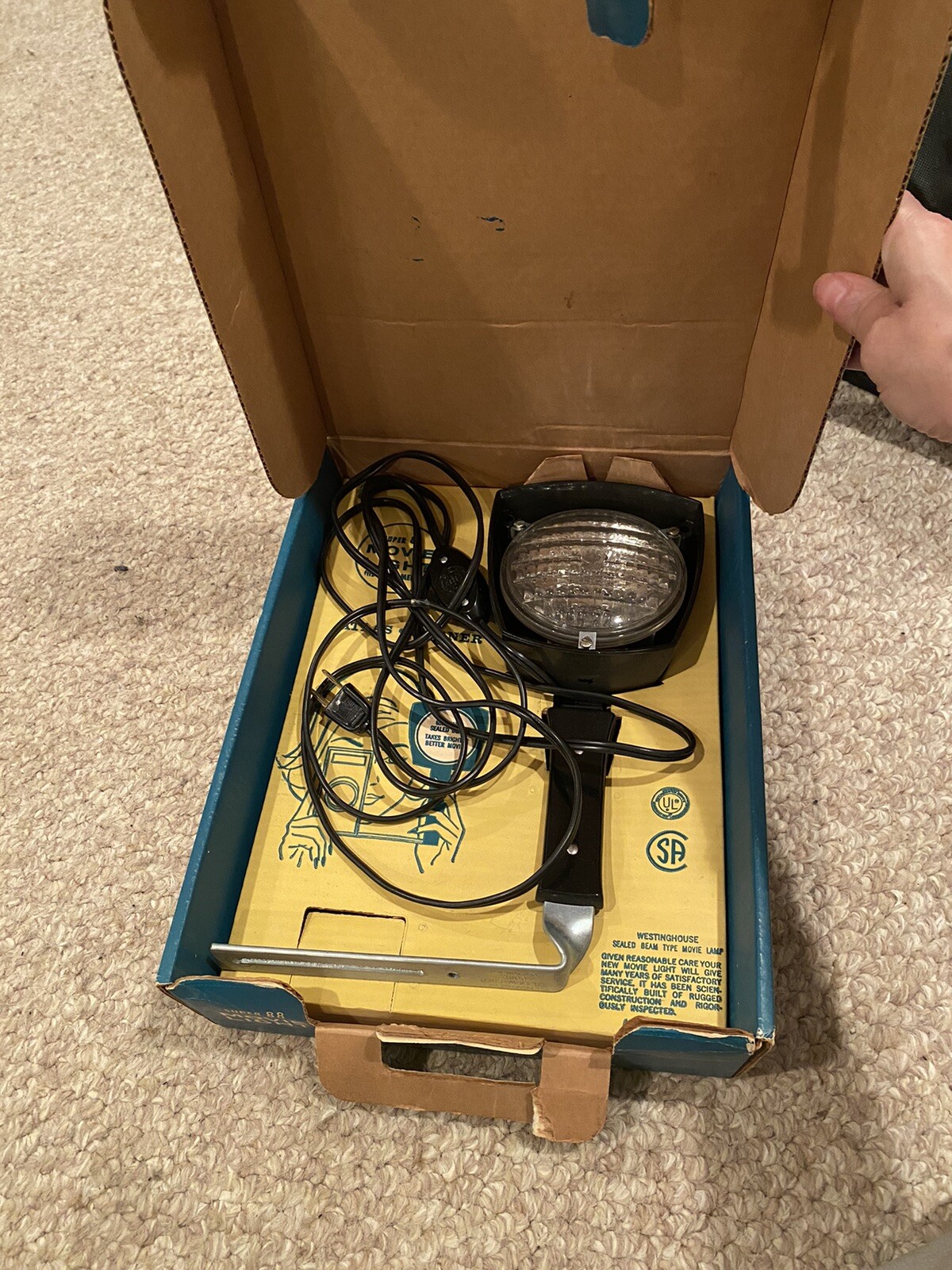 Super 88 Movie Light – With Box Atlas Warner