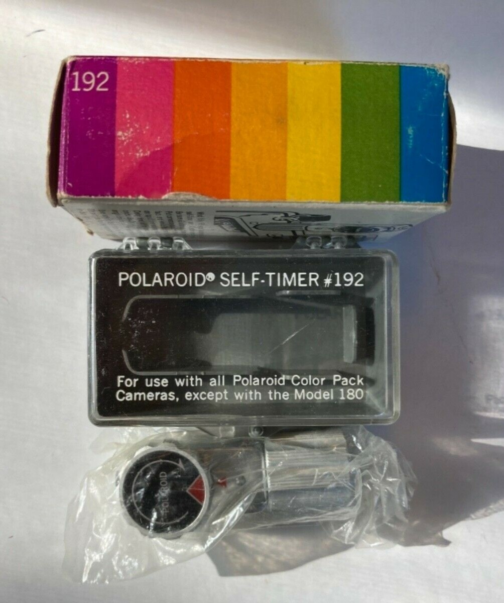 Vintage Polaroid Self-Timer #192 Original Box for Color Pack Cameras Retro Japan