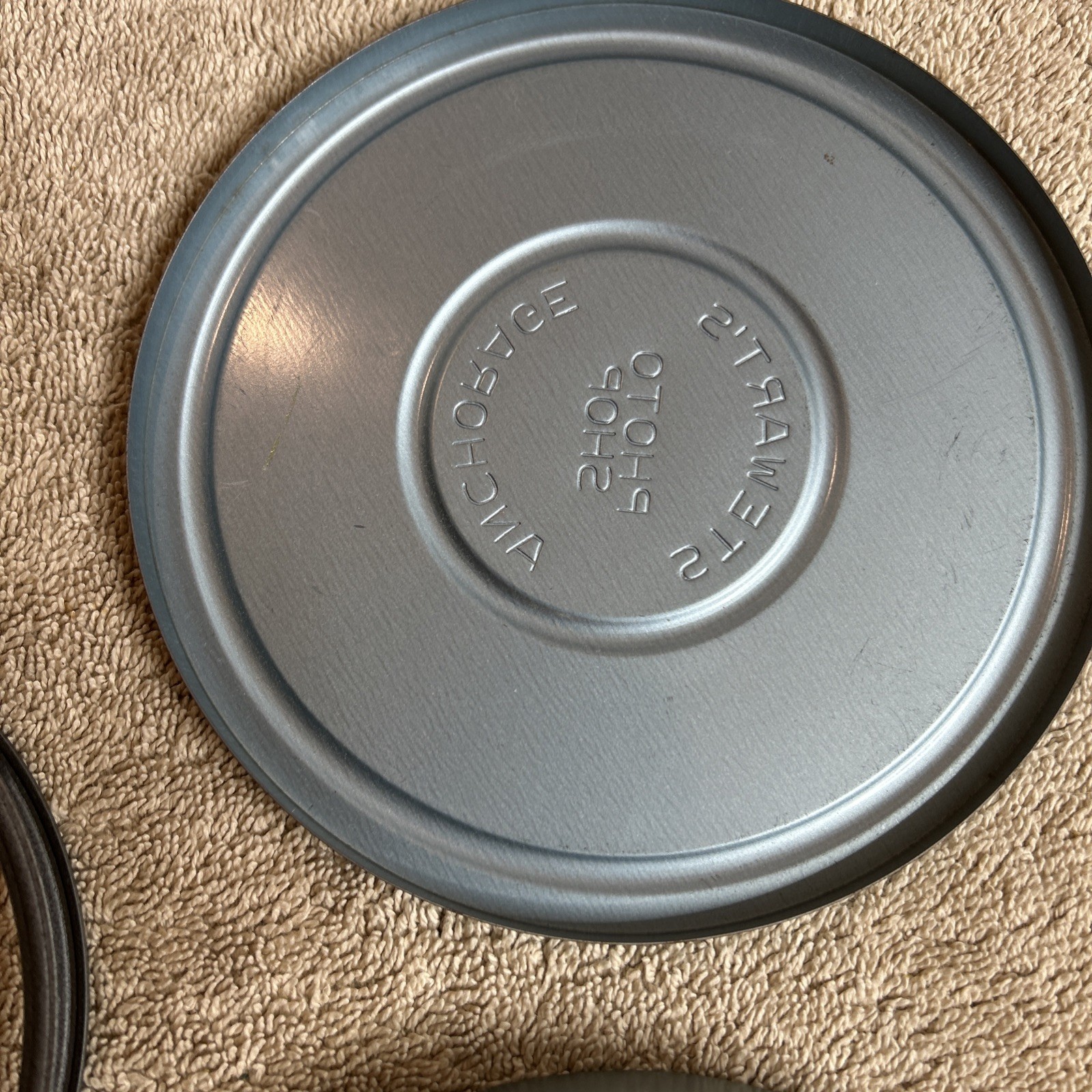 Vintage Stewart’s Anchorage 6″ Film Canister With 5″ Compco Reel. 100-R01