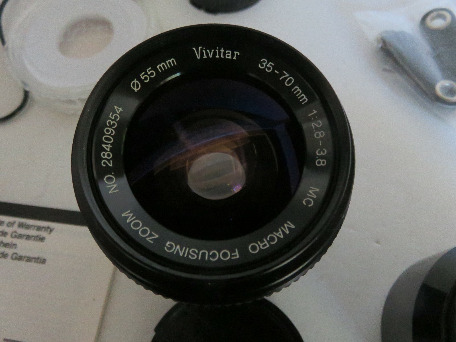 Vivitar Camera Accessories Lenses Filters Flash Manual 9 Items