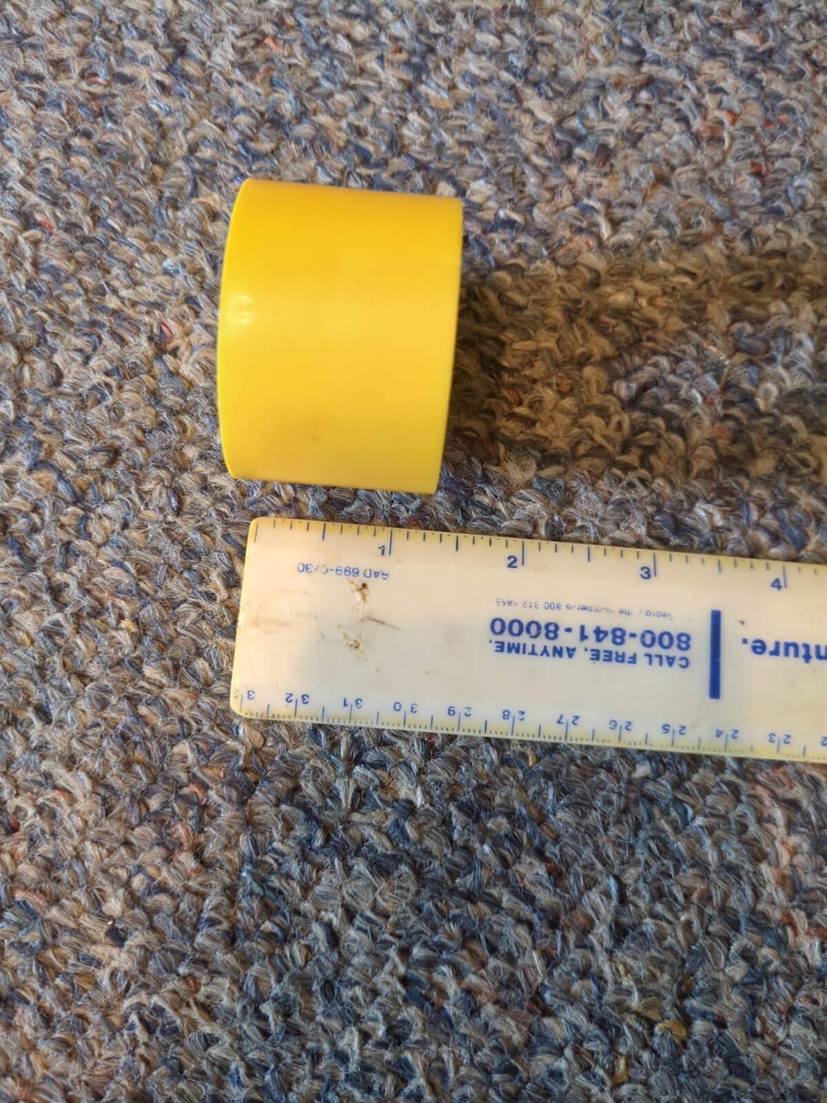 Yellow Kodak 1 1/2″ Inch Diameter Movie Film Core Take-Up Spool