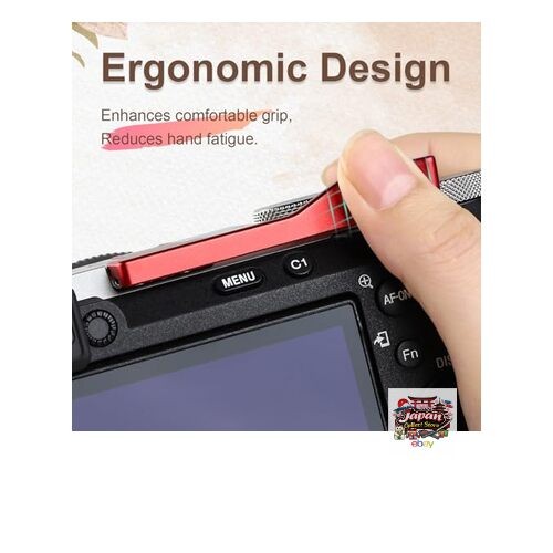 NEW Haoge Thumb Hand Grip for Sony α7Cii A7CR Camera Accessory Red Metal Hot