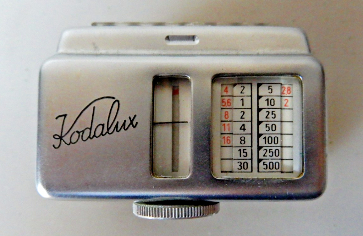 Kodalux Exposure Meter made in Germany c.1955 with Original Leather Case